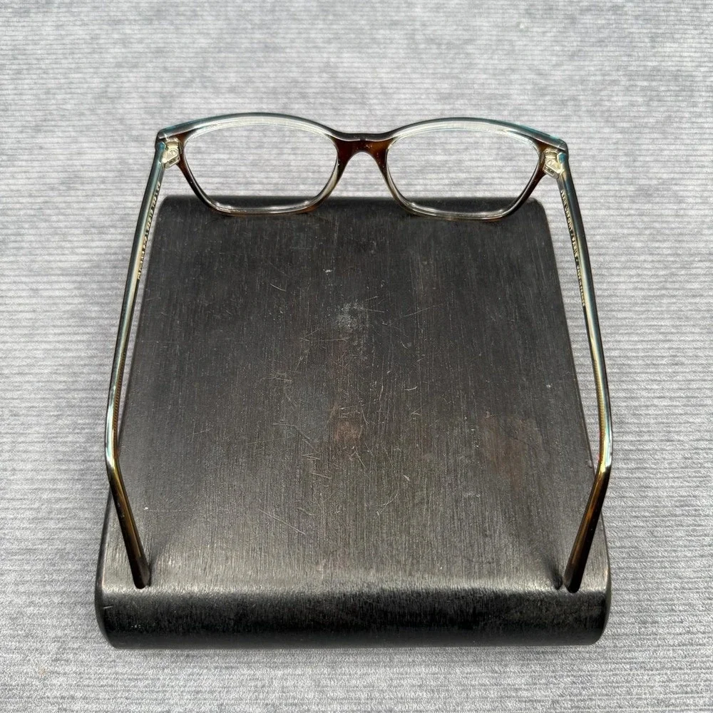 Jean Lafont Paris TATIANA 675 Teal Tortoise Cat Eye Eyeglass Frames Y2k 52-16